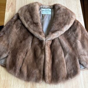 Vintage Mink Cape